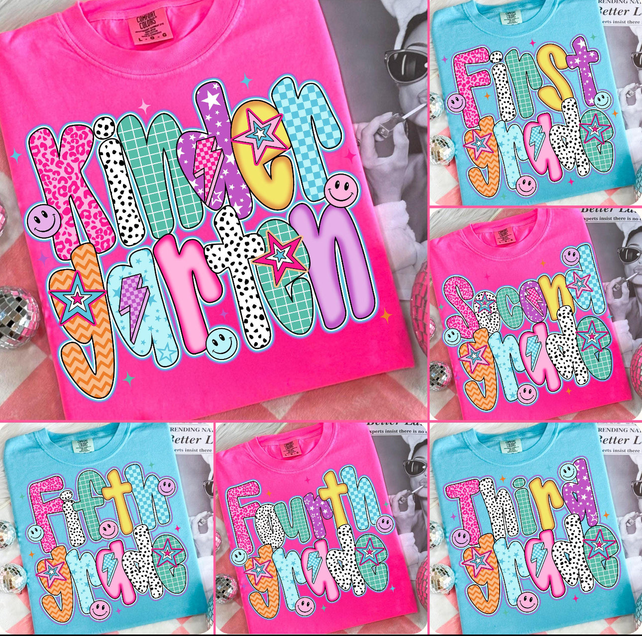 Neon Comfort Colors- multiple grades