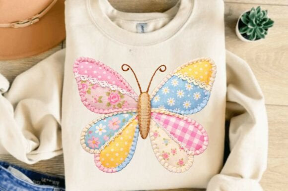 Patchwork butterfly