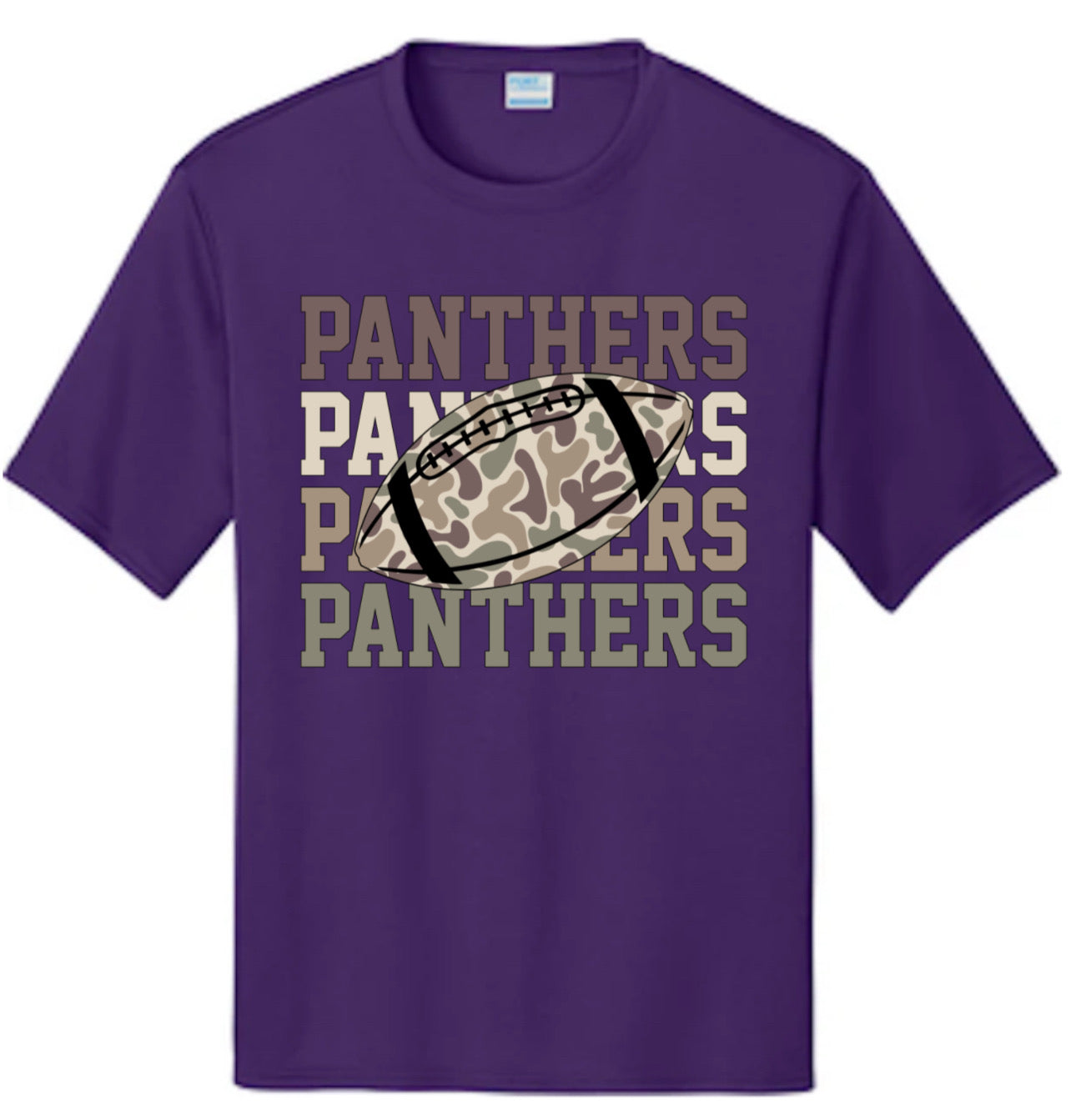 Camouflage Panthers Football (performance dri-fit)