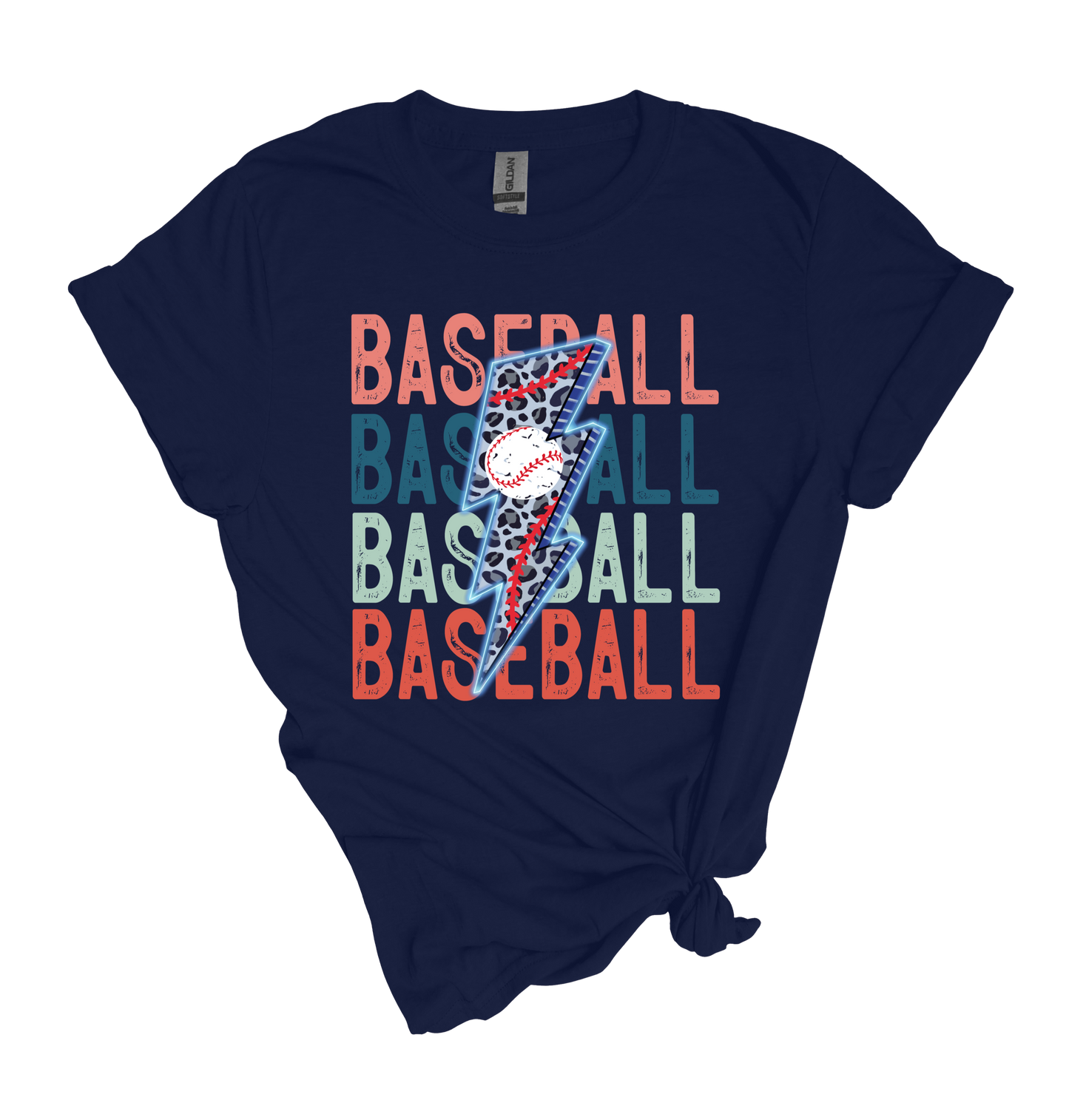 Baseball Lightning Bolt