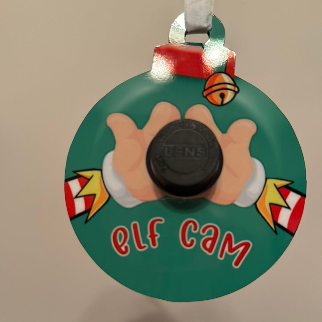 Elf can ornament