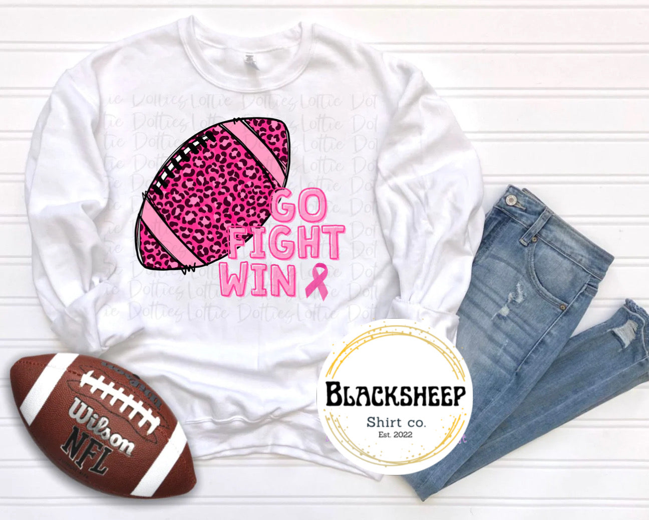 Go Fight Win Breast Cancer Long Sleeve