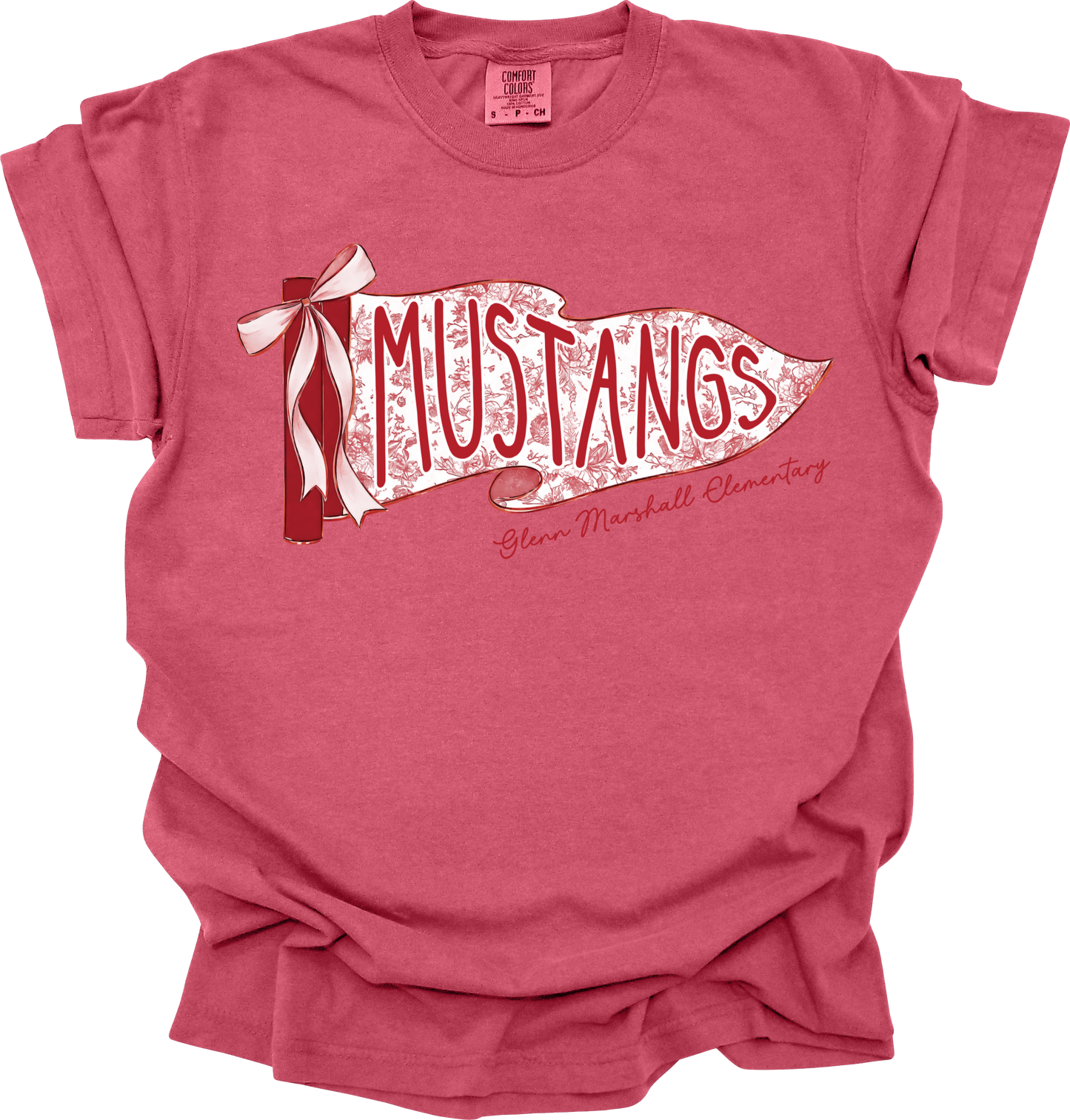 Mustang pennant comfort colors