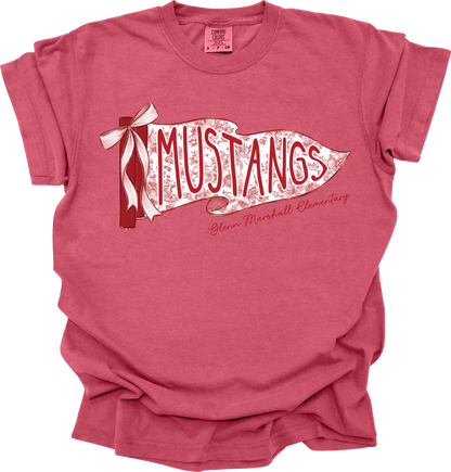Mustang pennant comfort colors
