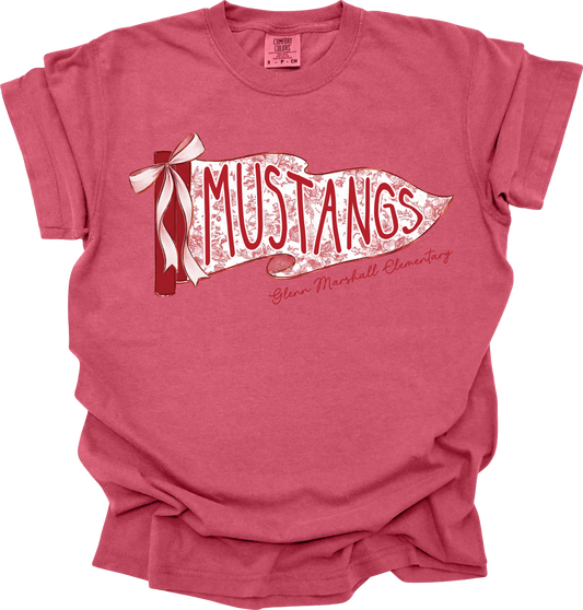 Mustang pennant comfort colors