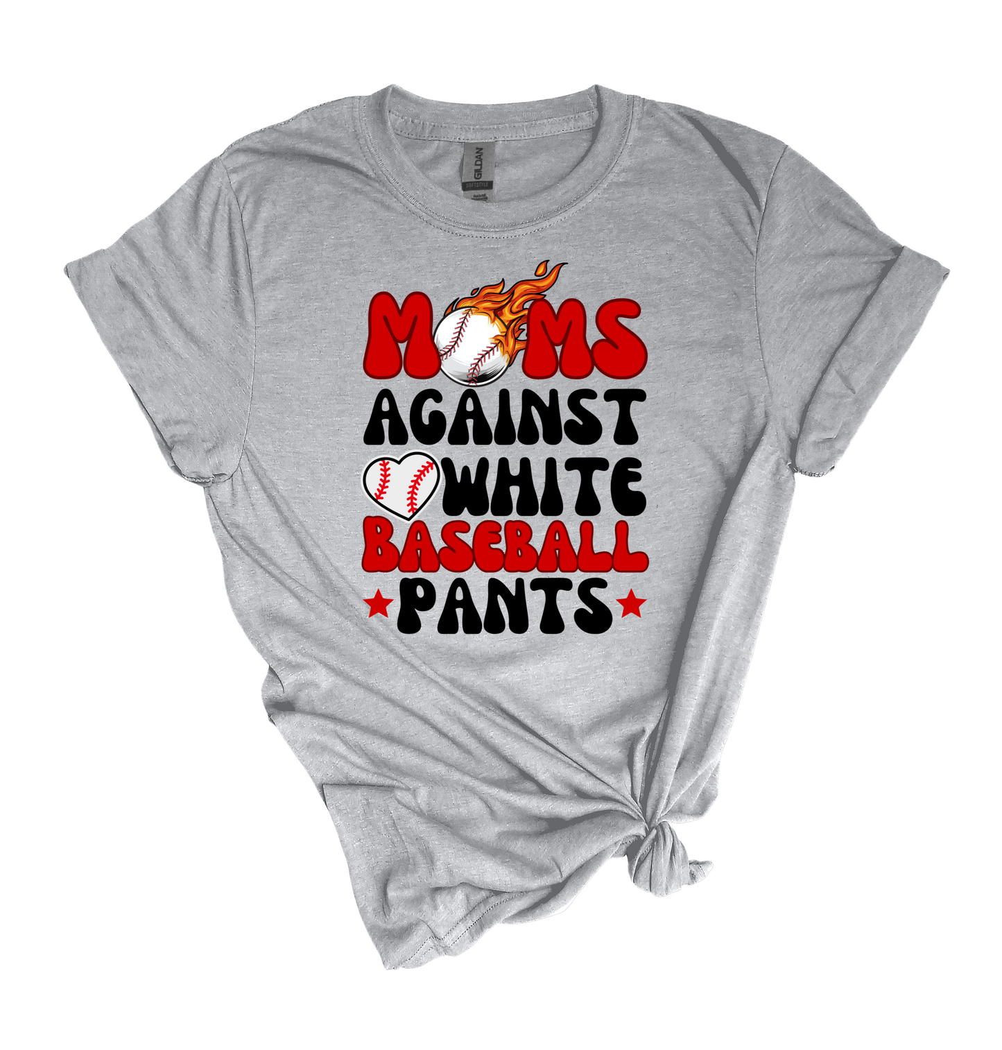 Moms Against White Baseball Pants