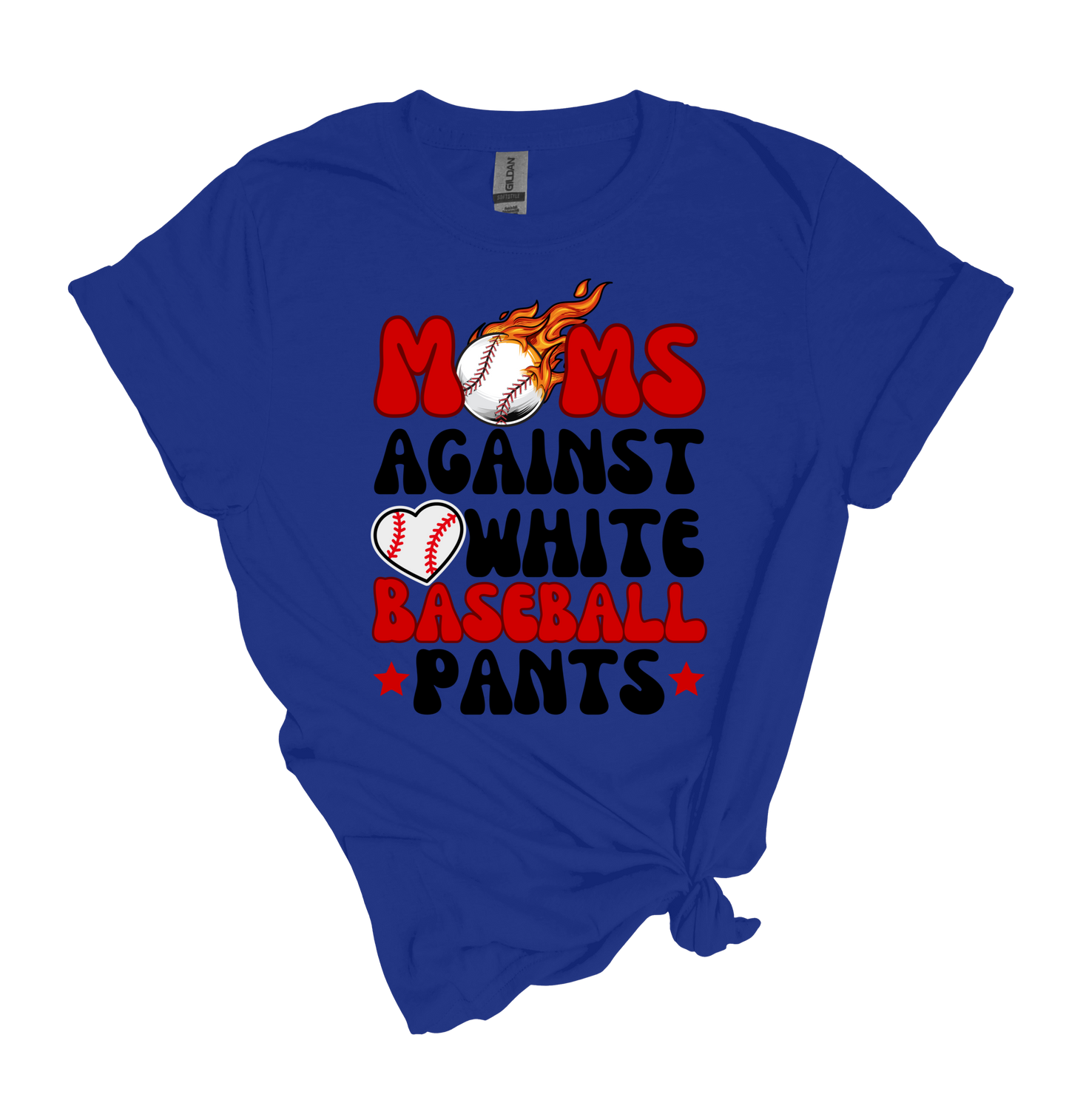 Moms Against White Baseball Pants