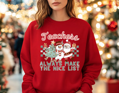 Teachers always make the nice list