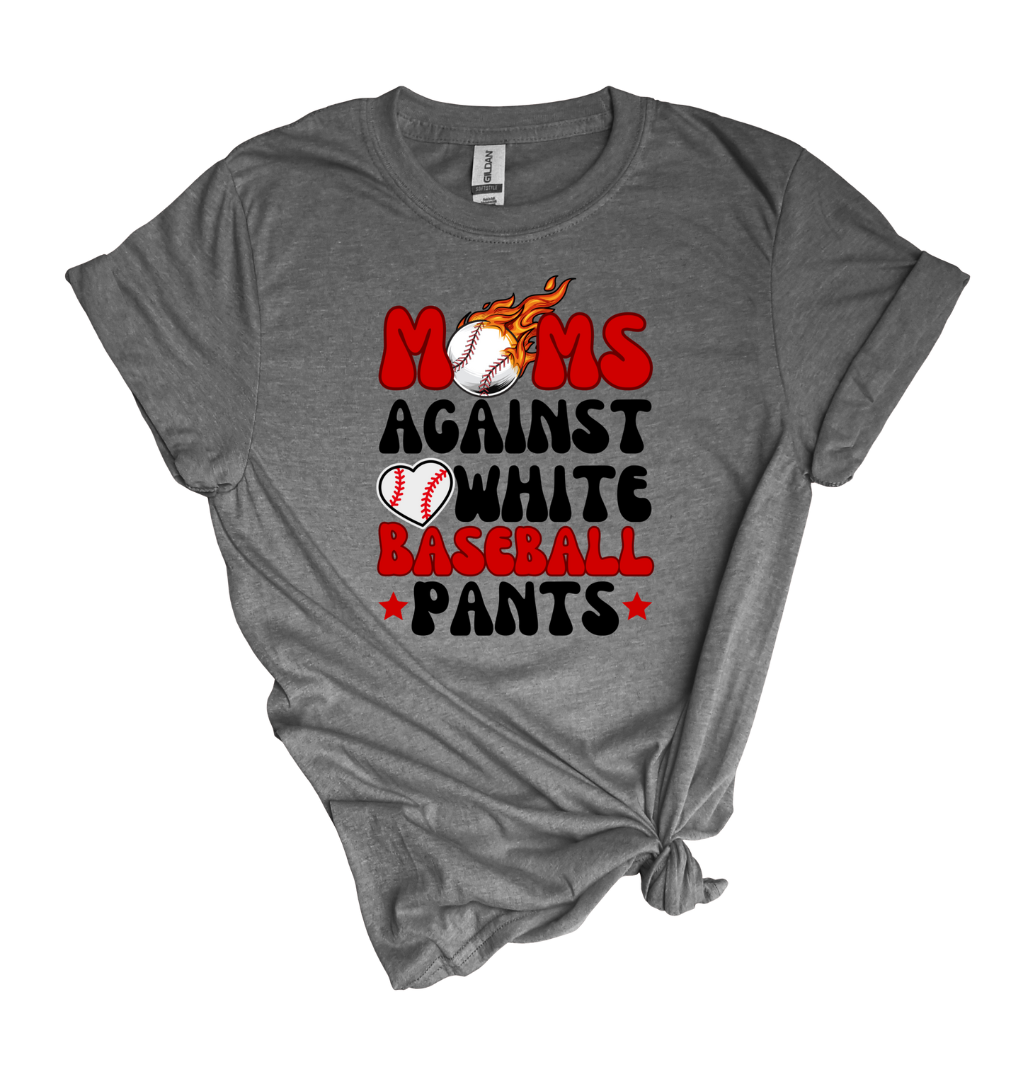 Moms Against White Baseball Pants