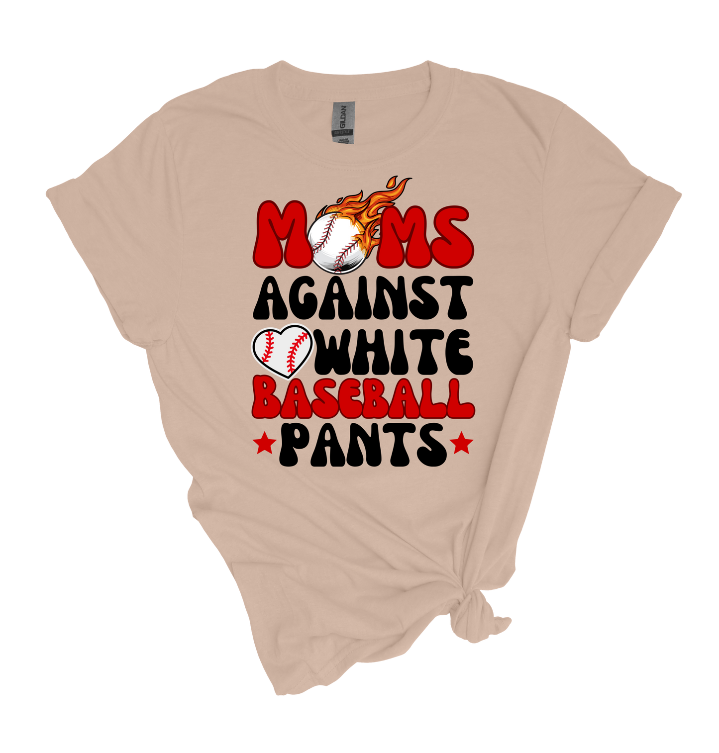 Moms Against White Baseball Pants