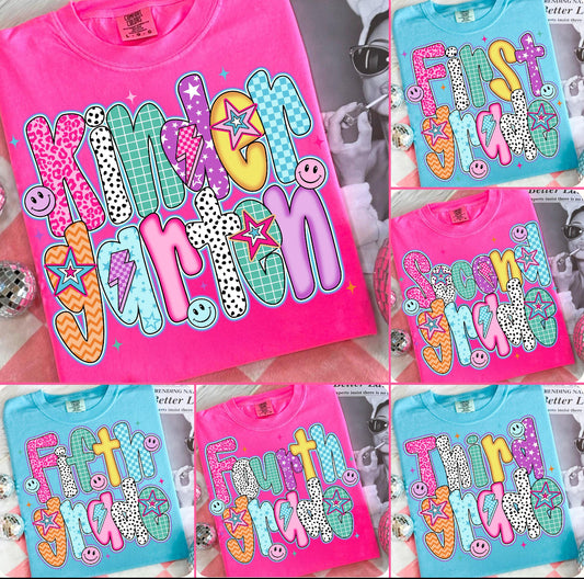 Neon Comfort Colors- multiple grades