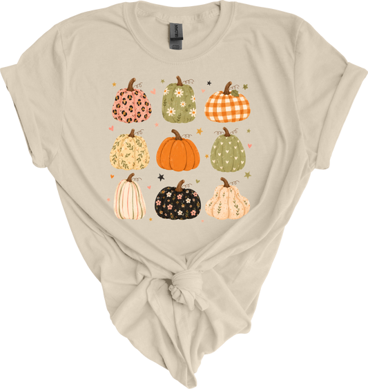 Boho pumpkins