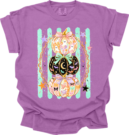 Stacked pumpkin coquette Comfort Colors