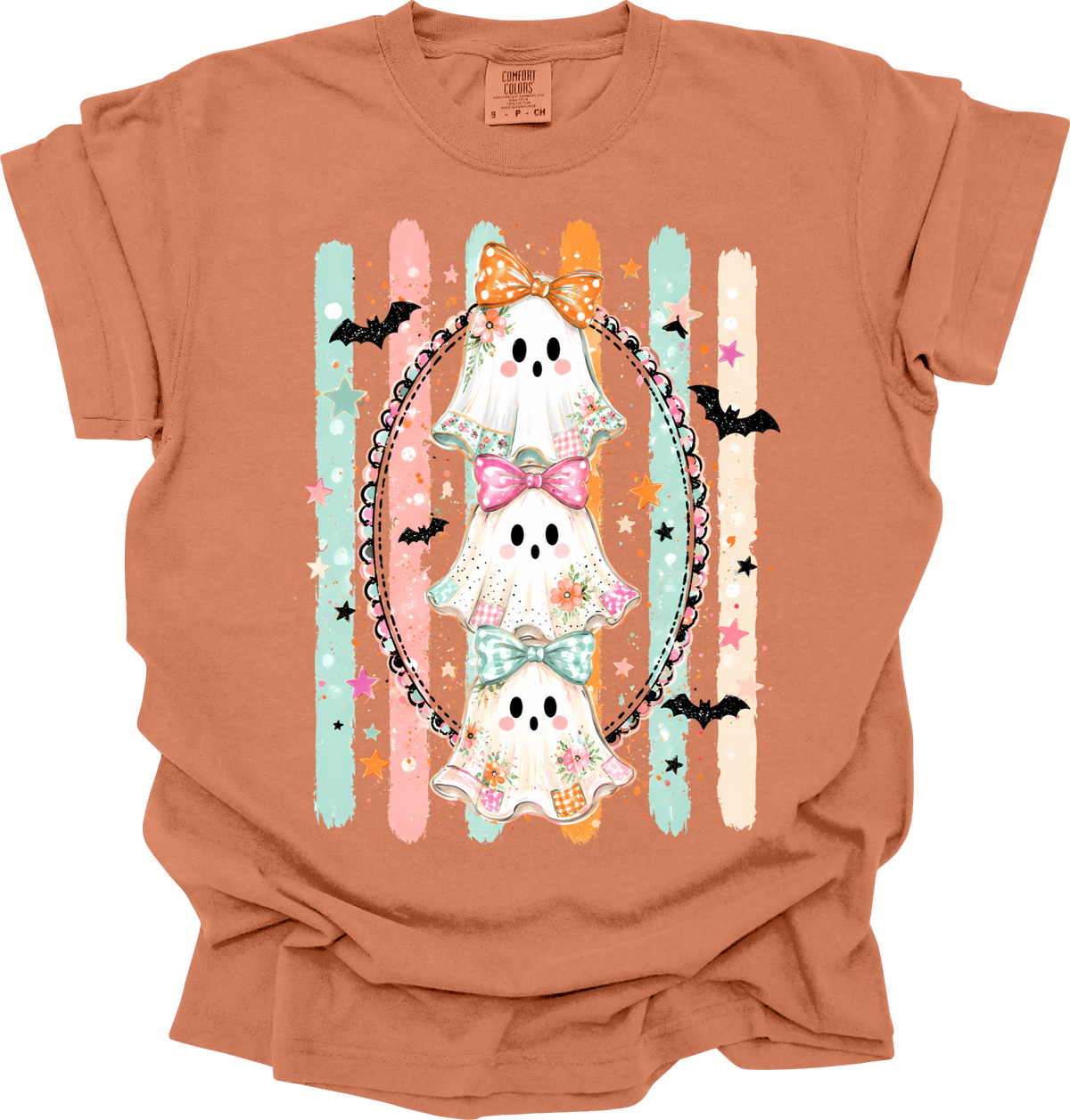 Stacked ghost coquette Comfort Colors
