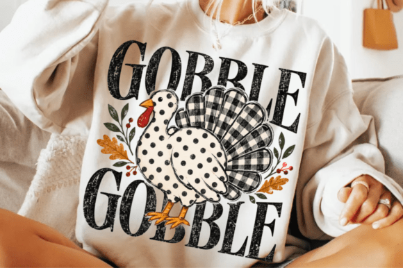 Gobble gobble polka dot