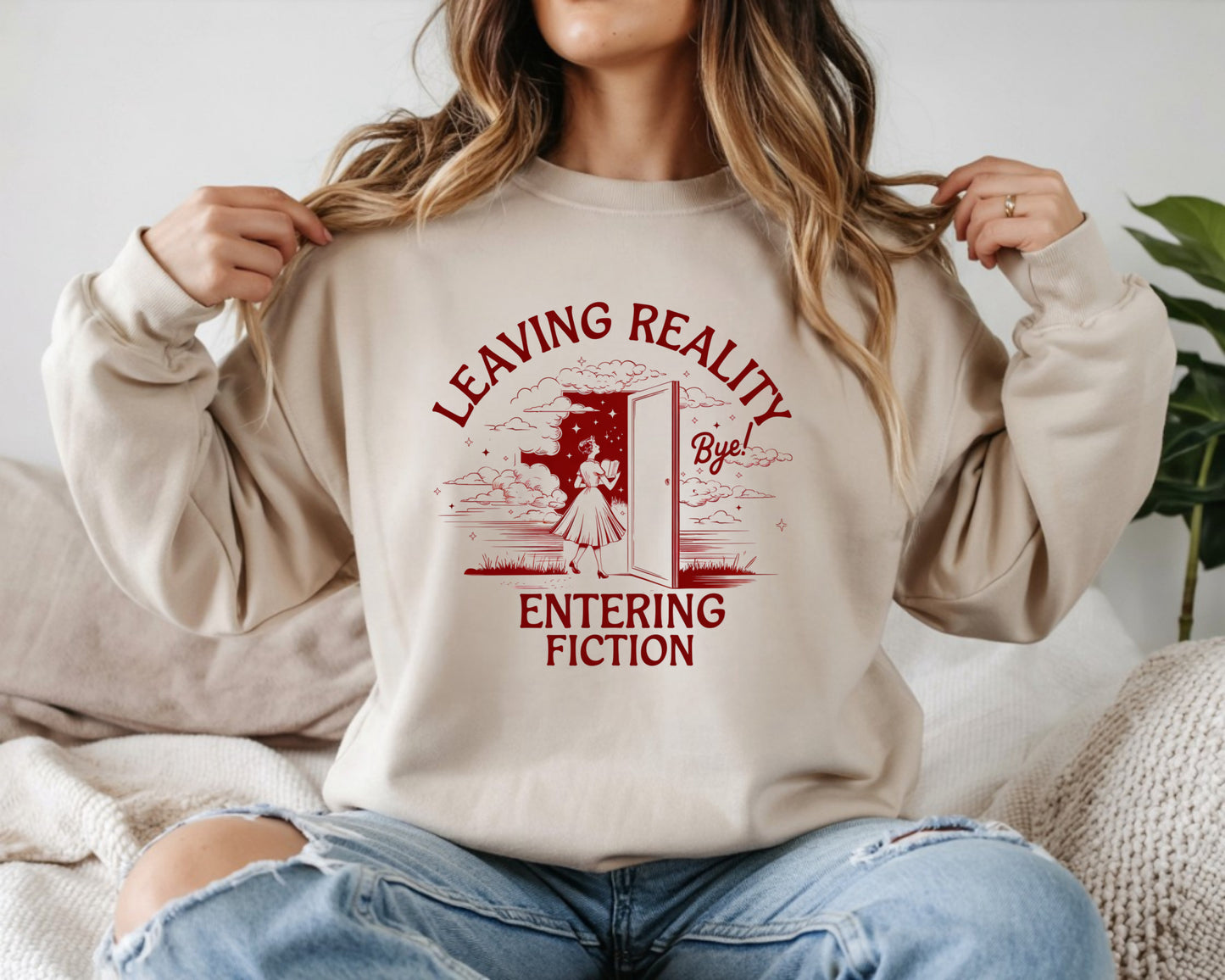 Leaving reality, entering fiction