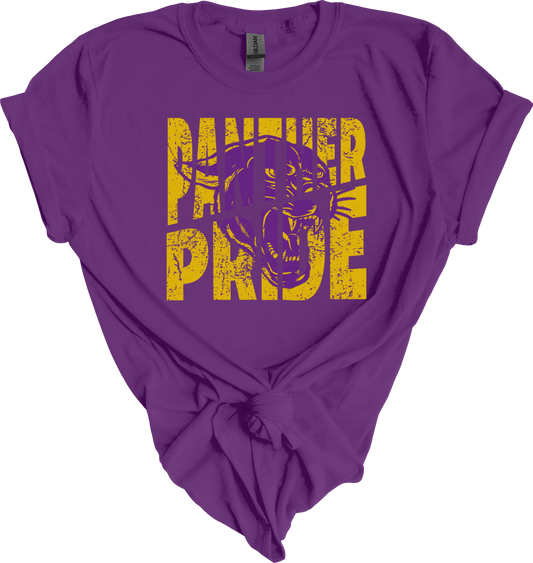 Purple Panther Pride (Unisex softstyle t-shirt)