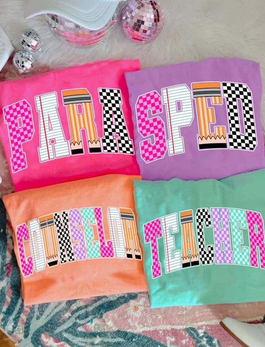 Checkered Occupation (Comfort Colors)