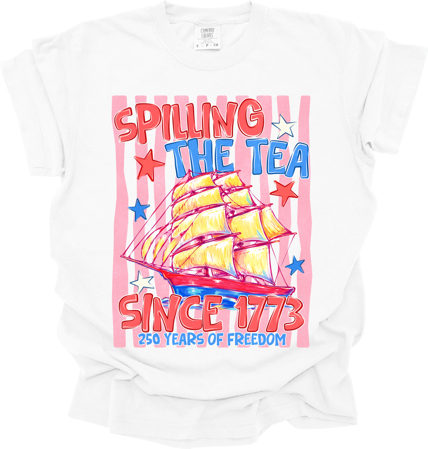 Spilling the tea since 1773 (2 versions)
