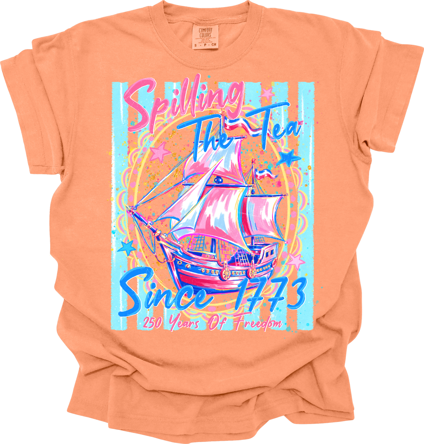 Spilling the tea since 1773 (2 versions)