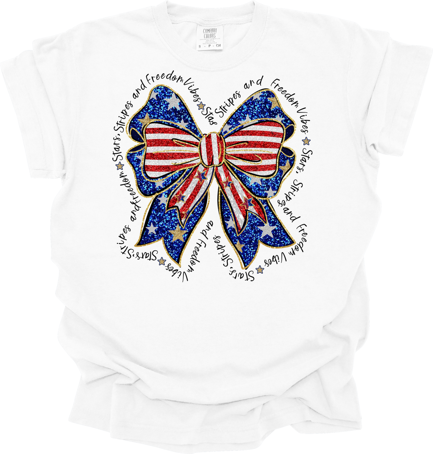 Flag coquette comfort colors