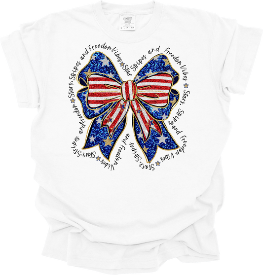 Flag coquette comfort colors