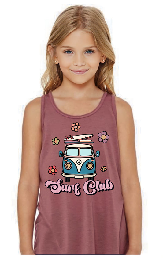 Youth Girls Surf Club Racerback